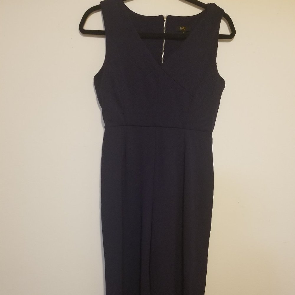 ILE Navy Jumpsuit - Wide Leg - Size 6